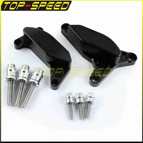 1 Set CNC Aluminium Engine Stator Crash Pad Slider Protector Motorcycle For Yamaha FZ1 2006-2011