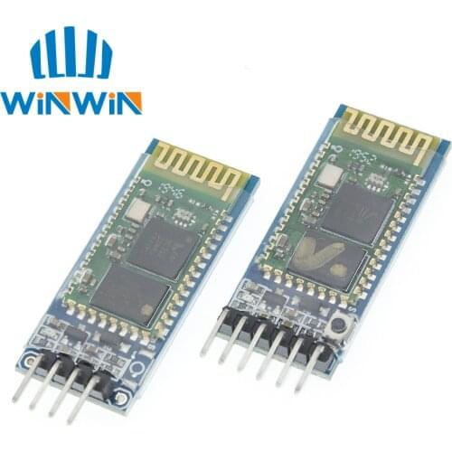 100pcs/LOT HC05 HC-05 HC05 HC-06 JY-MCU anti-reverse, integrated Bluetooth serial pass-through module, HC-05 master-slave 6pin