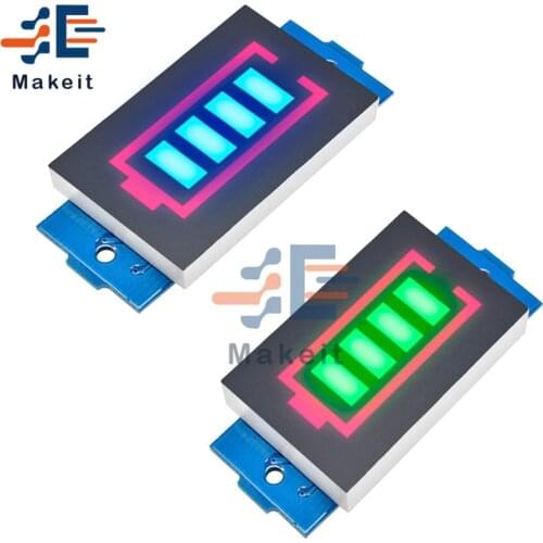 1S/2S/3S/4S/5S/6S/7S 12.6V 18650 Li-po Li-ion Lithium Battery Capacity Indicator Module LED Display Voltmeter Power Meter Tester
