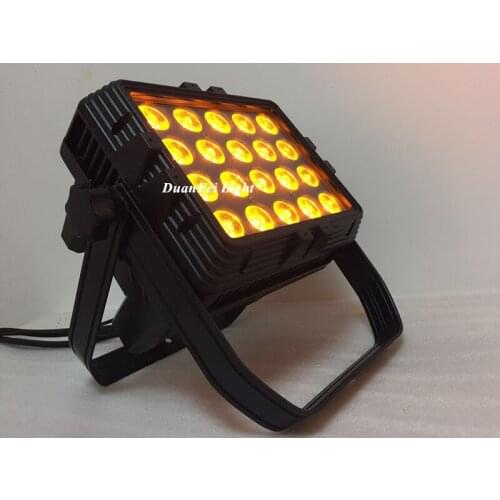 6pieces 20x18w led city color dmx waterproof outdoor city color RGBWA UV 6in1 LED Wall Washer mounted flood spot light