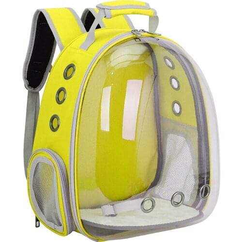 Space Capsule Pet Transparent Backpack Cat Carrier Bags Breathable Travel Carrying Puppy Kitten Supplies Perros Gatos