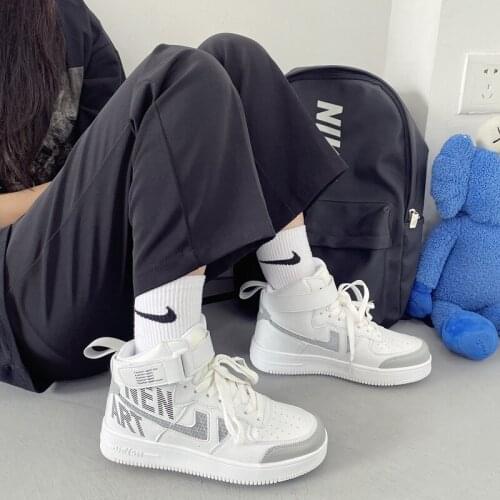 2021 Summer Women Sneakers Women Shoes Spring Female Shoes Platform Laser Reflection color Casual Ladies girl Vulcanize Shoes 44