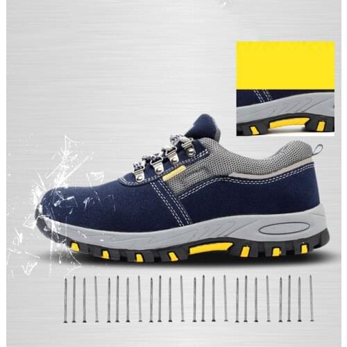 New Stylish Heavy Duty Sneaker Safety Work Shoes Breathable Anti-slip Puncture Proof for Men Outdoor Shoes For Construction
