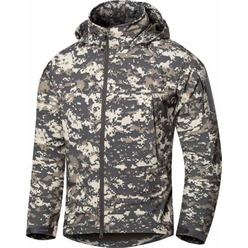 Shanghai Story 2018 New Arrival Mens Softshell Jacket Windproof Waterproof Cold Proof Army tactical Clothing 8 Color