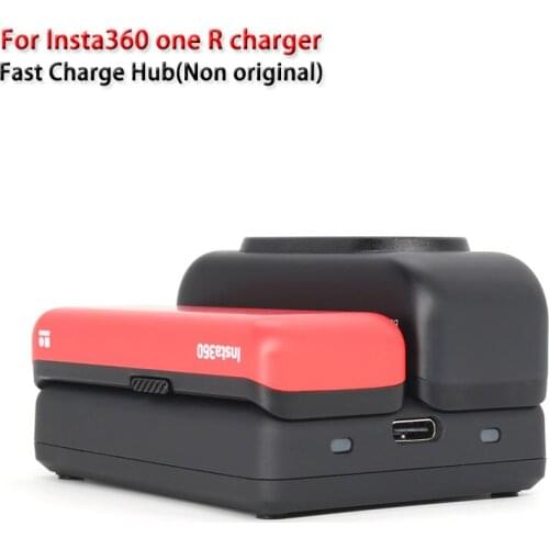 Original Insta360 One R Fast Charge Hub Smart Charger , Lithium Battery Base For Insta 360 R 4K panoramic camera Accessories