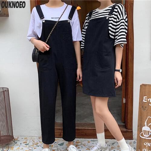 Женские однотонные комбинезоны OUKNOEO China At AliExpress