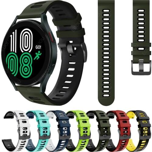 Quick release Sport Silicone Watchband For Samsung Galaxy Watch 4 40mm 44mm Strap For Galaxy Watch4 classic 46mm 42mm Wrist Band