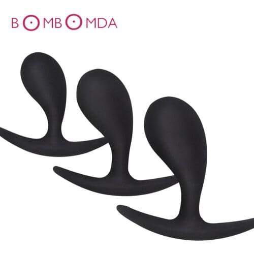 Silicone Anal Plug Sex Toys For Women Men Butt Open Anus Expansion Dildo Prostate Massager Anal Dilator Buttplug Adult Products