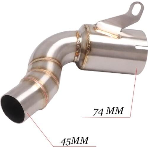 For KTM 250 390 Adventure 2020 2021 Motorcycle Exhaust Escape System Modify Catalyst Delete Link Pipe Eliminator Enhanced