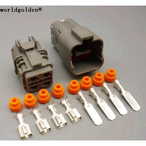 Worldgolden 4 Pin 7222-6244-40 7123-6244-40 Male Female Waterproof Auto Electrical Connector For Dune Buggy Harness
