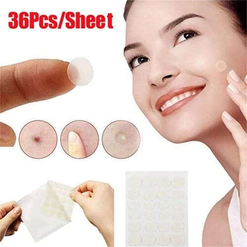 36Pcs/set Hot Sale Acne Patch Skin Tag & Acne Patch Hydrocolloid Acne and Skin Tag Remover Patches