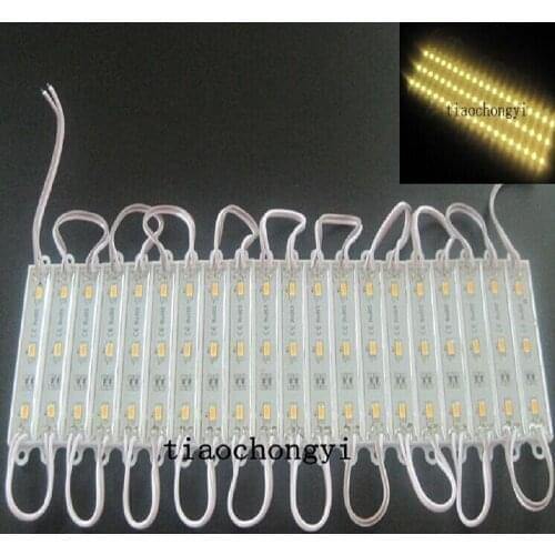 1000x Super Bright 5630 SMD 3 LED Warm White Waterproof LED Module Light Lamp