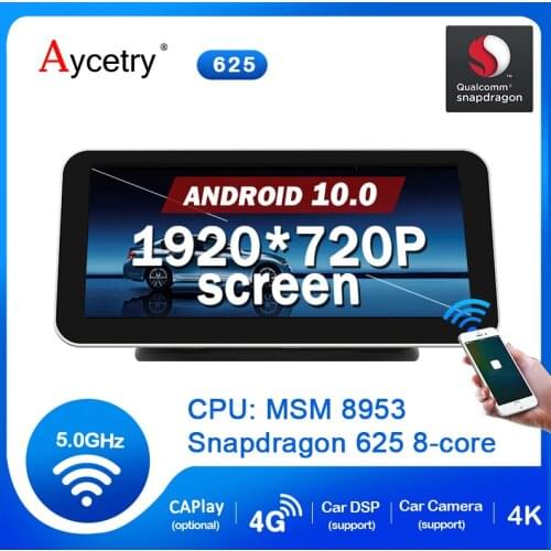 Snapdragon 8CORE Android 10 Car Radio For Mercedes Benz C Class W205 GLC Class X253 W446 gps multimedia navigation no dvd player