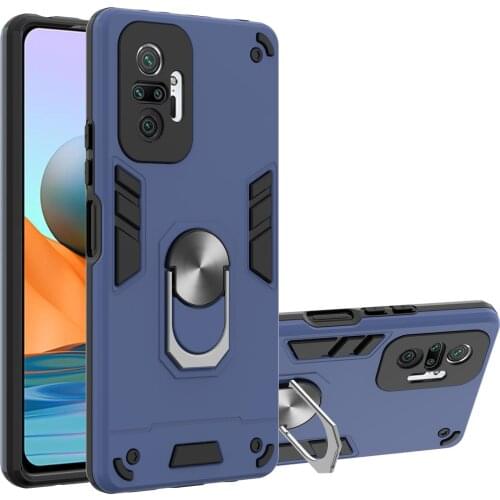 For Xiaomi Redmi Note 10 Pro Max Case Hard With Stand Ring magnet shockproof Armor protective back cover Case for Redmi Note 10S