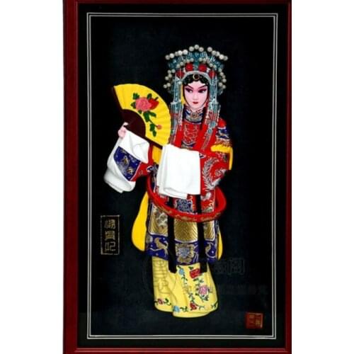 Decoration Arts crafts girl gifts get married Picture frames, relief, Beijing opera characters, pendants, Chinese wind Festival