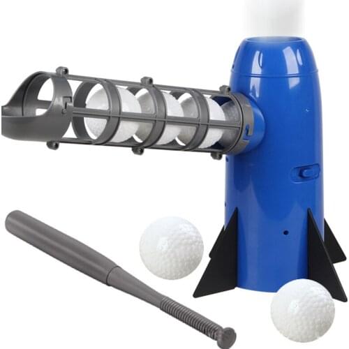 Childrens Baseball Automatic Serve Machine Baseball Toy Boy Indoor Outdoor Sports Fitness Baseball Machine Plastic ABS