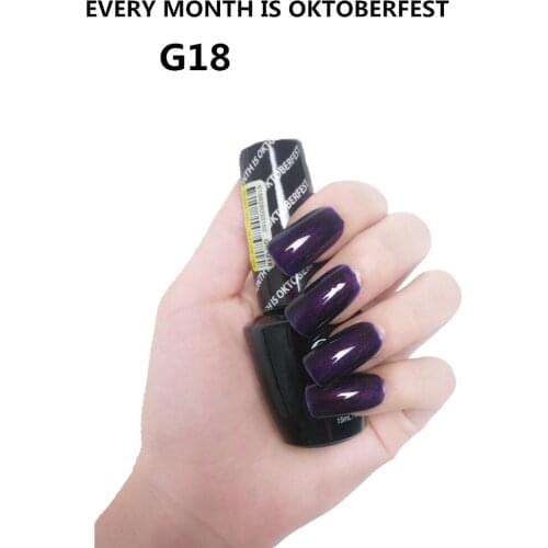 G18 Every Month Is Ooktoberfest 15ml UV LED Gel Polish Vernis Permanent Lasting Shine opies Nail Art (need lamp dry)