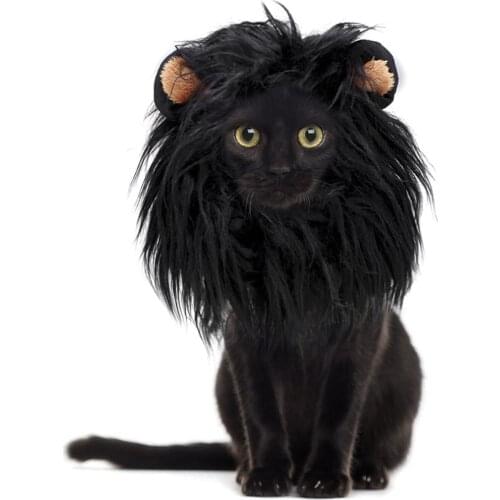 Dogs Headgear Wig Hat Pet Dog Cat Headgear Cats Costume Lion Head Suit Decoration Personalized Wig Decoration for Dogs Cats