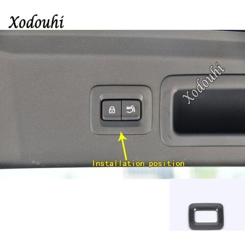 Car Body Cover Detector Sticker Styling Electric Back Tailgate Switch Trim Frame Parts 1pcs For Mazda CX-30 CX30 2020 2021