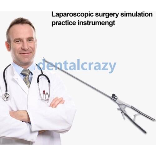 Laparoscopic needle holder laparoscopy training simulator needle holder forceps or dental practice tool