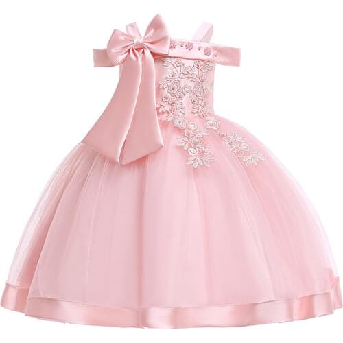 Christmas Kids Dresses For Girls Flower Princess Dress For Girl Wedding Evening Party Gown Children Clothing Halloween Costume