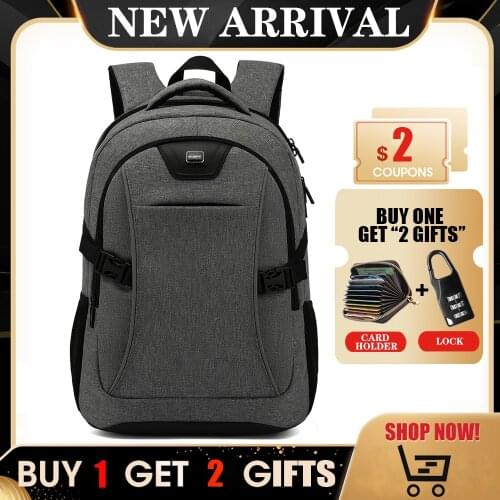 Aubmiea Unisex Men Backpack Anti Theft 17"Laptop Waterproof Backpacks Fashion School Travel Bag For Man And Women