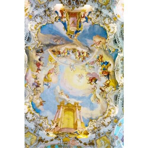 Bacaz Custom Religion 3d mural wallpaper ceiling wallpaper Hotel Greek mythology mural wallpaper for walls 3d angel wallpaper