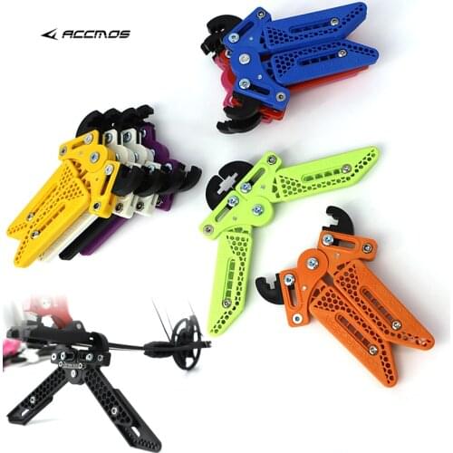 New Adjustable Archery Bow Stand Holder Adjustable Length Limb Clamp Holder Kickstand For Compound Bow Accessory