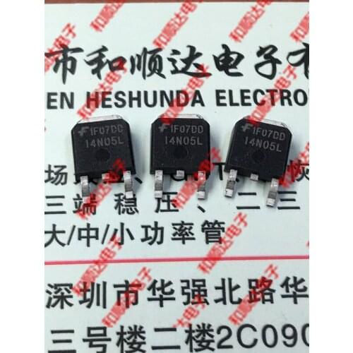 New 5pcs 14N05L RFD14N05L TO-252 50V-14A