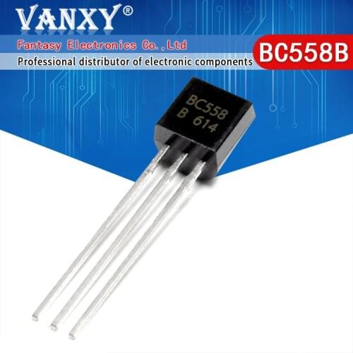 100PCS BC558B TO-92 BC558 TO92 558B new triode transistor
