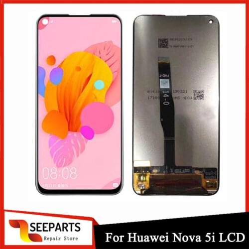 Original For Huawei Nova 5i LCD Display Touch Screen Digitizer Assembly GLK-LX1 GLK-LX2 GLK-LX3 For Huawei Nova 5i LCD Screen