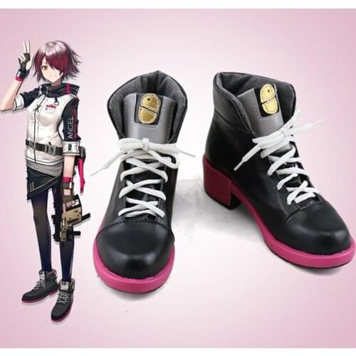 Game Arknights Exusiai Cosplay Wig Women Men Halloween Carnival Party Costumes Exusiai Cosplay Shoes