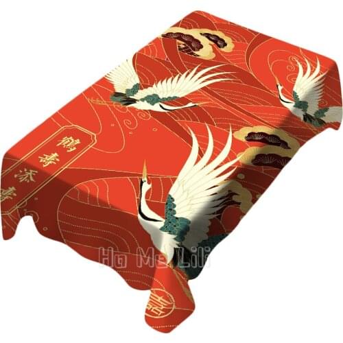 A Lucky Beast Sends Good Fortune Design Rectangle Tablecloth Picnic Bbq Kitchen Dining Decoration
