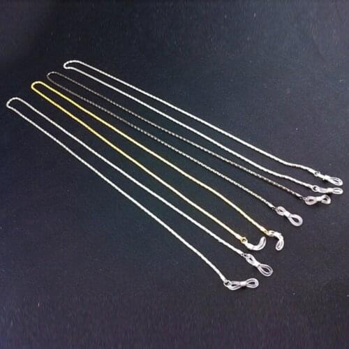 4 Colors 61cm Sunglasses Lanyard Strap Necklace Metal Eyeglass Glasses Chain Cord For Reading Glasses