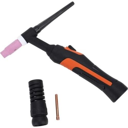 TIG-26 TIG Welding Set, Head Welding Torch+Ceramic Nozzle+Collet+Collet Body,Air Cooling Without Valve(TIG-26)