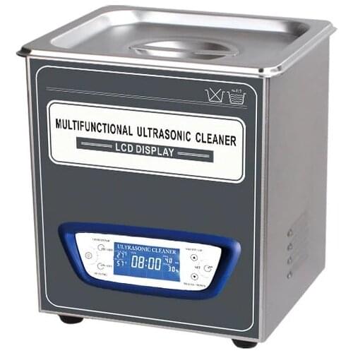 LCD display Ultrasonic Cleaner Bath 1.3L TUC-13 show the precise time temperature power level by dhl