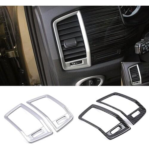 For Skoda Kodiaq 2016-2020 Interior Part Refit Dashboard Side Air Conditioner AC Outlet Vent Cover Frame Trim Car Styling