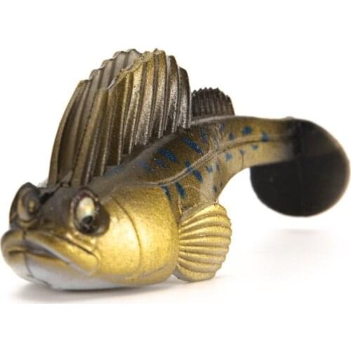 Vivid Sleeper Hunting Fishing Lure Lead Lure Soft Jig Dark Shad Bass Pike Lure Soft Fishing Lure For Perch Fishing Hook