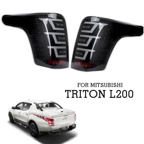 For Mitsubishi 2015-2018 TRITON L200 LED tail lamp sell 2pc running LED rear taillight for L200 Pickup lamp