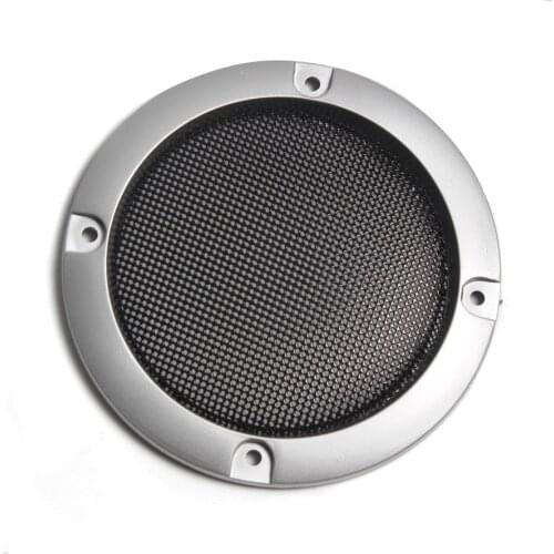1 Pair High-grade Silver Replacement Round Speaker Protective Mesh Net Cover Speaker Grille 2/3/4 inch Speaker Accessories