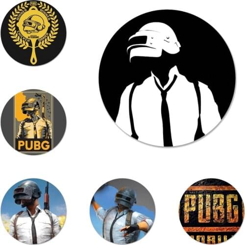 58mm PUBG Game Patterns Icons Pins Badge Decoration Brooches Metal Badges For Clothes Backpack Decoration