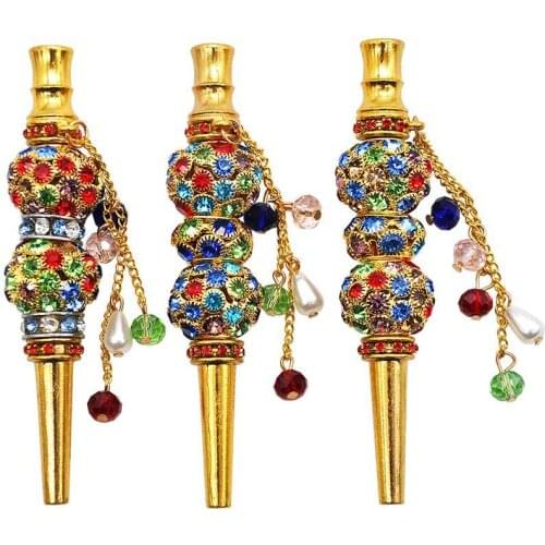1pcs Jewelry Alloy Shisha Hookah Mouth Tips Chicha Filter Tip Hookah Mouthpiece Detachable Tips Nargile Waterpijp