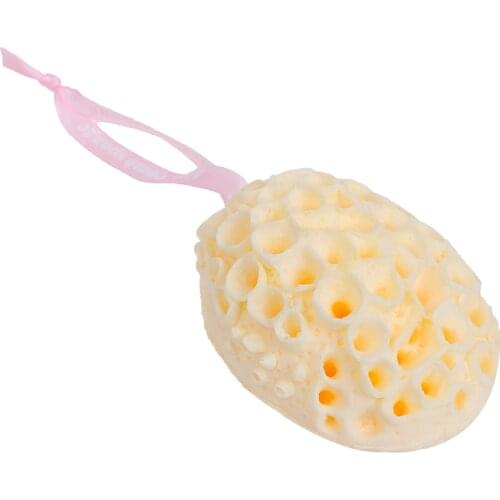 1PC Natural Sea Wool Replacement Dead Skin Remover Exfoliating Massager Pouf Cleaning Shower Foam Body Facial Washing Sponge