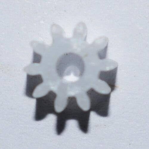 10/100pcs 10teeth/hole 2mm/OD6/0.5M/plastic gear/rc car/yuanmbm/DIY toys accessories/technology model parts/baby toys/102aB