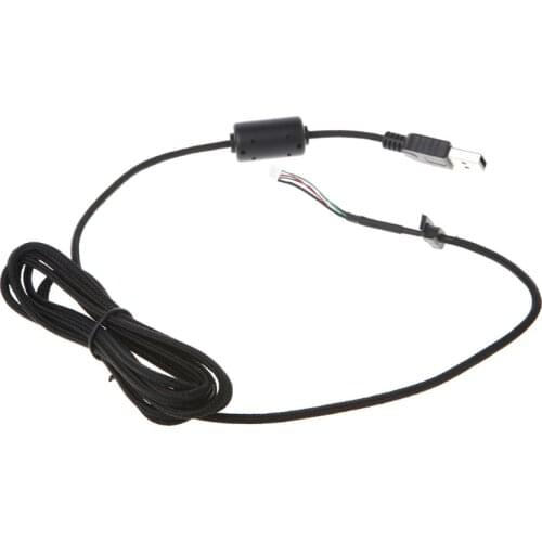2m Durable Nylon Braided Line USB Mouse Cable Cable for logitech G9 G9X P9YA
