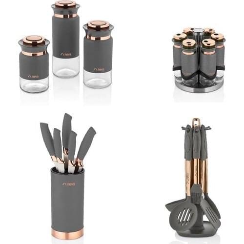 22 Piece Kitchen Set Vacuum Jar Set Ladle Spoon Set Spice Set Vacuum Jars Ladles Spice Sets Jars Kitchen Combination