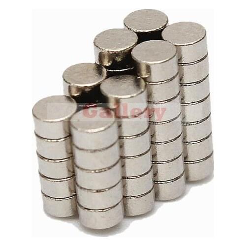 250pcs N45 Strong Disc Magnets 2x1mm Rare Earth Neodymium Magnets