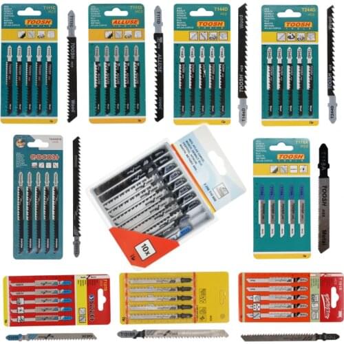 5PCS Jigsaw Blades Wood Cutter Saw Blade T111C T111D T144D T244D T344D T118A T127D T101B for Bosch Dewalt Hitachi Makita Festool