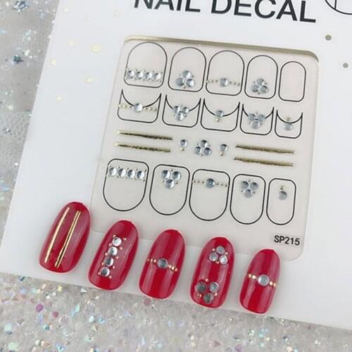 Bronzing Rhinestones Nail Art Foil Sticker Decals 3D Sequins Holographic Glitter Flake Sequin Mirror Glitter Effect Decorations