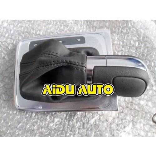 For VW Genuine Leather AT DSG Gear Shift Knob Lever Cover Passat B7 CC 3AD 713 203